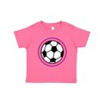 thumbnail image 1 of Inktastic Soccer Player Girls Sports Ball Girls Toddler T-Shirt, 1 of 5