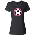 thumbnail image 1 of Inktastic Soccer Player Girls Sports Ball Women's T-Shirt, 1 of 5