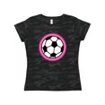 thumbnail image 1 of Inktastic Soccer Player Girls Sports Ball Women's T-Shirt, 1 of 5