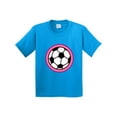 thumbnail image 1 of Inktastic Soccer Player Girls Sports Ball Youth T-Shirt, 1 of 5