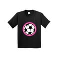 thumbnail image 1 of Inktastic Soccer Player Girls Sports Ball Youth T-Shirt, 1 of 5