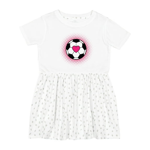 Inktastic Soccer Player Sports Lover Girls Toddler Dress