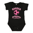 thumbnail image 1 of Inktastic Soccer Princess Girls Baby Bodysuit, 1 of 5