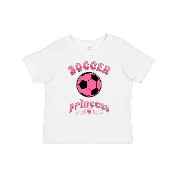 Inktastic Soccer Princess Girls Toddler T-Shirt