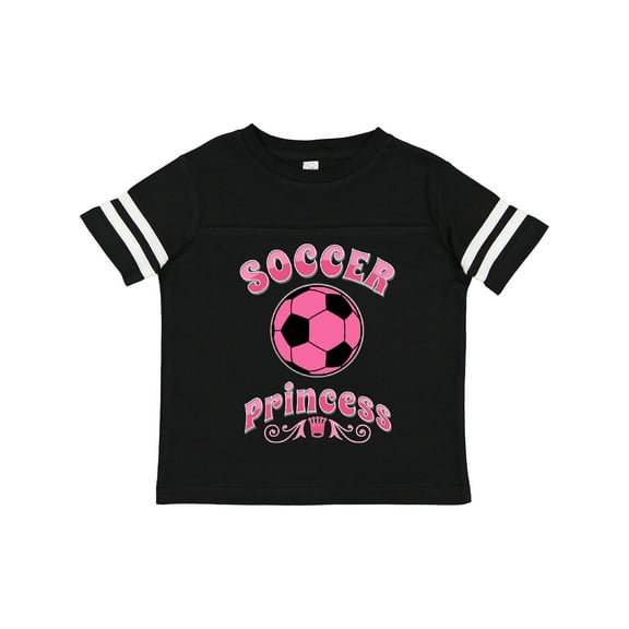 Inktastic Soccer Princess Girls Toddler T-Shirt