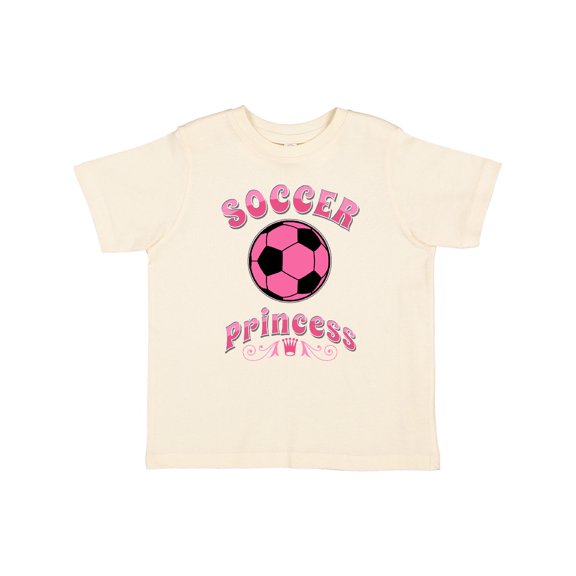 Inktastic Soccer Princess Girls Toddler T-Shirt