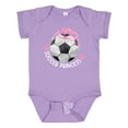 thumbnail image 1 of Inktastic Soccer Princess- Tiara Girls Baby Bodysuit, 1 of 5