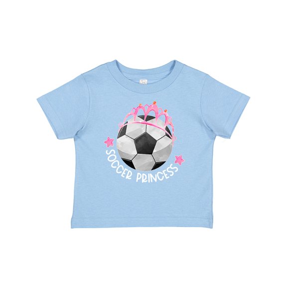 Inktastic Soccer Princess- Tiara Girls Baby T-Shirt