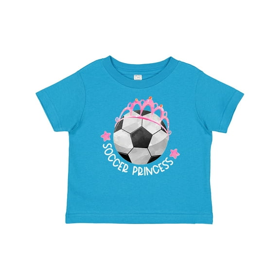 Inktastic Soccer Princess- Tiara Girls Baby T-Shirt