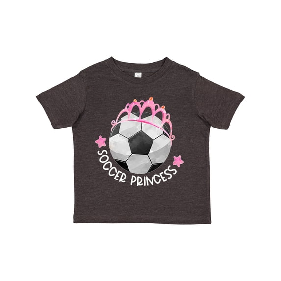 Inktastic Soccer Princess Tiara Girls Toddler T-Shirt