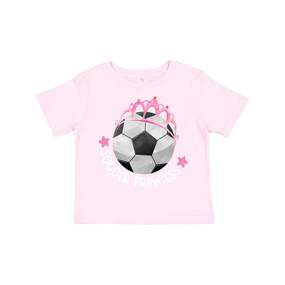 Inktastic Soccer Princess Tiara Girls Toddler T-Shirt