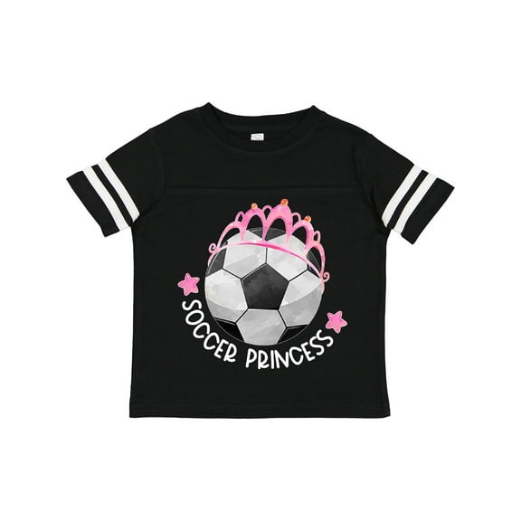 Inktastic Soccer Princess Tiara Girls Toddler T-Shirt