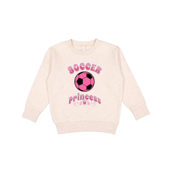 Inktastic Soccer Princess Toddler Sweatshirt