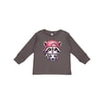 thumbnail image 1 of Inktastic Soccer Raccoon Girls Long Sleeve Toddler T-Shirt, 1 of 5
