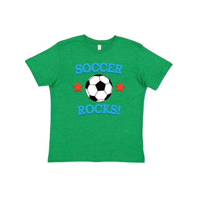Inktastic Soccer Rocks Coach Player Youth T-Shirt