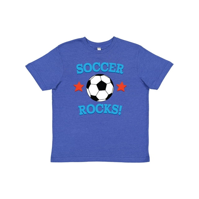 Inktastic Soccer Rocks Coach Player Youth T-Shirt