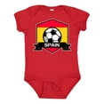thumbnail image 1 of Inktastic Soccer Spain Flag Banner Boys or Girls Baby Bodysuit, 1 of 5