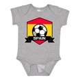 thumbnail image 1 of Inktastic Soccer Spain Flag Banner Boys or Girls Baby Bodysuit, 1 of 5