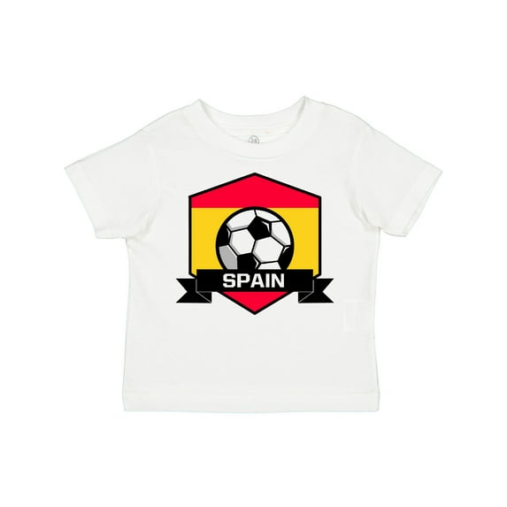 Inktastic Soccer Spain Flag Banner Boys or Girls Toddler T-Shirt