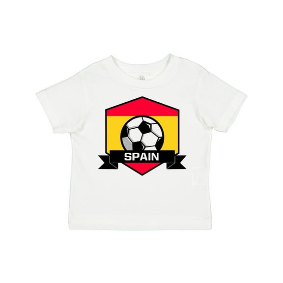 Inktastic Soccer Spain Flag Banner Boys or Girls Toddler T-Shirt