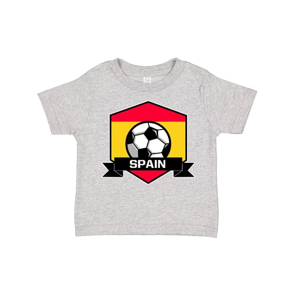 Inktastic Soccer Spain Flag Banner Boys or Girls Toddler T-Shirt