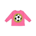 thumbnail image 1 of Inktastic Soccer Sports Ball Boys or Girls Long Sleeve Toddler T-Shirt, 1 of 5