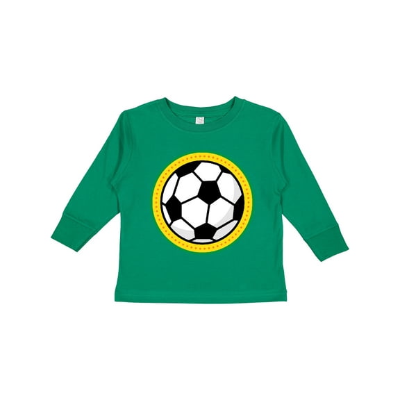 Inktastic Soccer Sports Ball Boys or Girls Long Sleeve Toddler T-Shirt
