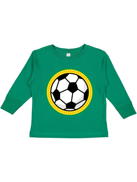 Soccer Sports Ball Boys or Girls Long Sleeve Toddler T-Shirt