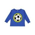 thumbnail image 1 of Inktastic Soccer Sports Ball Boys or Girls Long Sleeve Toddler T-Shirt, 1 of 5