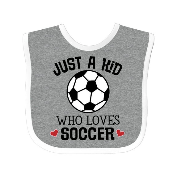 Inktastic Soccer Sports for Kids Boys or Girls Baby Bib