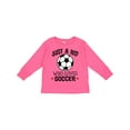 thumbnail image 1 of Inktastic Soccer Sports for Kids Boys or Girls Long Sleeve Toddler T-Shirt, 1 of 5