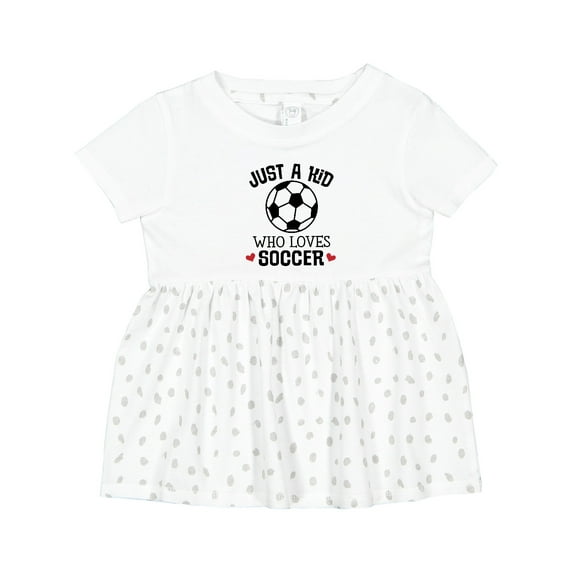 Inktastic Soccer Sports for Kids Girls Baby Dress