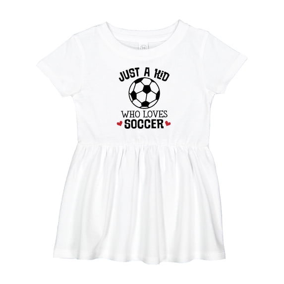 Inktastic Soccer Sports for Kids Girls Baby Dress