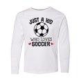 thumbnail image 1 of Inktastic Soccer Sports for Kids Long Sleeve Youth T-Shirt, 1 of 5