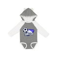 thumbnail image 1 of Inktastic Soccer Stars Boys or Girls Long Sleeve Baby Bodysuit, 1 of 5