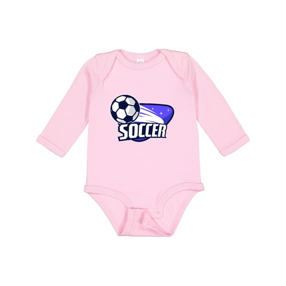 Inktastic Soccer Stars Boys or Girls Long Sleeve Baby Bodysuit