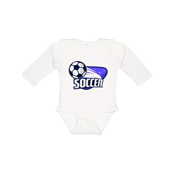Inktastic Soccer Stars Boys or Girls Long Sleeve Baby Bodysuit