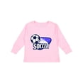 thumbnail image 1 of Inktastic Soccer Stars Boys or Girls Long Sleeve Toddler T-Shirt, 1 of 5