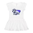 thumbnail image 1 of Inktastic Soccer Stars Girls Baby Dress, 1 of 5