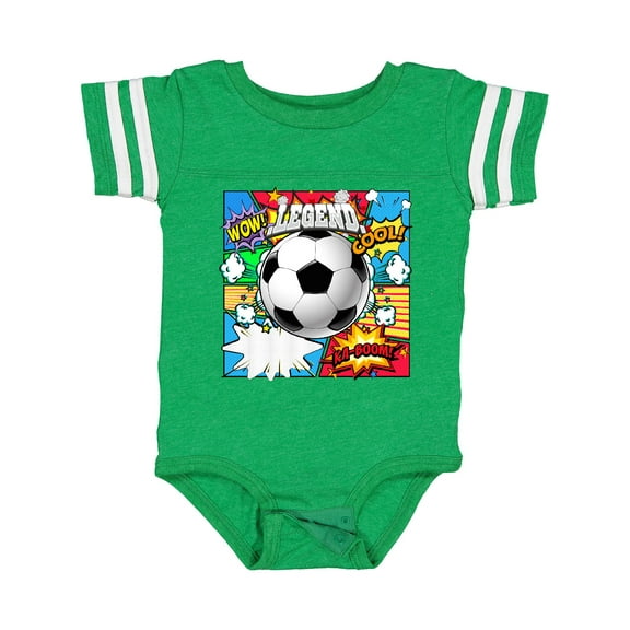 Inktastic Soccer Superhero Boys or Girls Baby Bodysuit