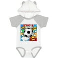 thumbnail image 1 of Inktastic Soccer Superhero Boys or Girls Baby Bodysuit, 1 of 5
