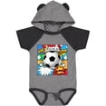thumbnail image 1 of Inktastic Soccer Superhero Boys or Girls Baby Bodysuit, 1 of 5