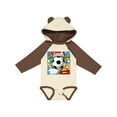 thumbnail image 1 of Inktastic Soccer Superhero Boys or Girls Long Sleeve Baby Bodysuit, 1 of 5