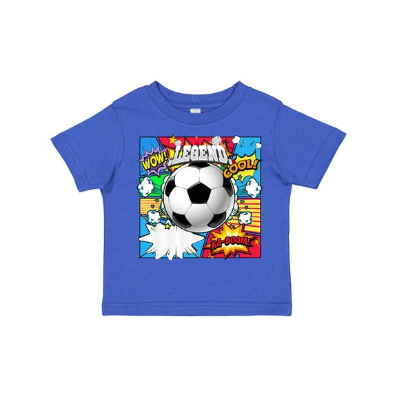 Inktastic Soccer Superhero Boys or Girls Toddler T-Shirt