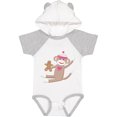 thumbnail image 1 of Inktastic Sock Monkey Gingerbread Boys or Girls Baby Bodysuit, 1 of 5