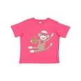 thumbnail image 1 of Inktastic Sock Monkey Gingerbread Boys or Girls Toddler T-Shirt, 1 of 5