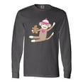 thumbnail image 1 of Inktastic Sock Monkey Gingerbread Long Sleeve T-Shirt, 1 of 5