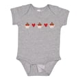 thumbnail image 1 of Inktastic Sock Monkey Heart Border Boys or Girls Baby Bodysuit, 1 of 5