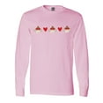 thumbnail image 1 of Inktastic Sock Monkey Heart Border Long Sleeve T-Shirt, 1 of 5