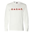thumbnail image 1 of Inktastic Sock Monkey Heart Border Long Sleeve T-Shirt, 1 of 5
